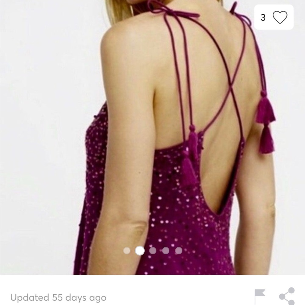 Intimately Free People Plum Mini Dress. - Picture 3 of 6